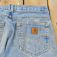 Vintage Carhartt Distressed Carpenter Denim Jeans Men's 30 x  31