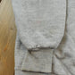 Vintage 1990s Bronzini Blank Grey Thermal Lined Full Zip Hoodie Men's L