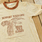 Vintage 1976 Wild Turkey Bourbon Ringer T-Shirt Men's XS
