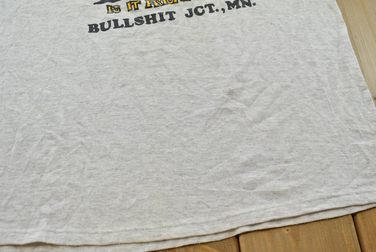 Vintage 1990s Good Time Charlie's Is It Friday Yet Dragging Ass Funny Promotional Souvenir T-Shirt Men's L
