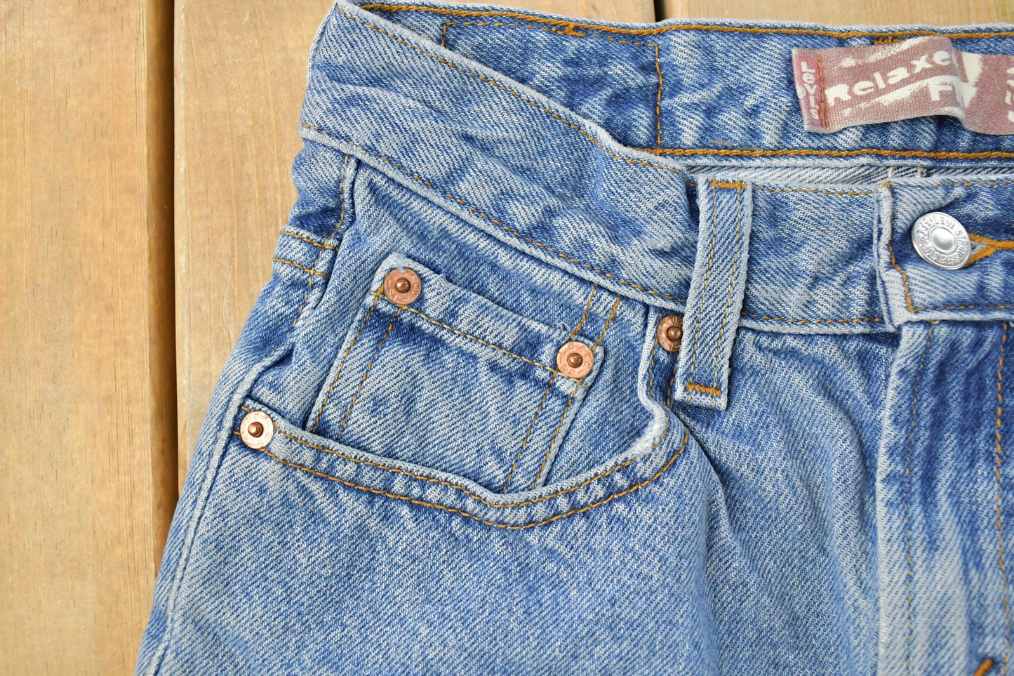 Vintage 1990s Levi's 550 Relaxed Fit Jeans Youth 24 x 23