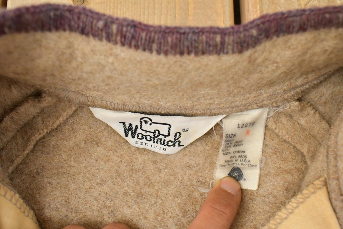 Vintage 1990s Woolrich Wool Blanket Jacket Men's Medium