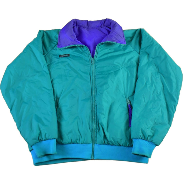 Vintage 1990s Columbia Sportswear Reversible Puffer Jacket Men's XL