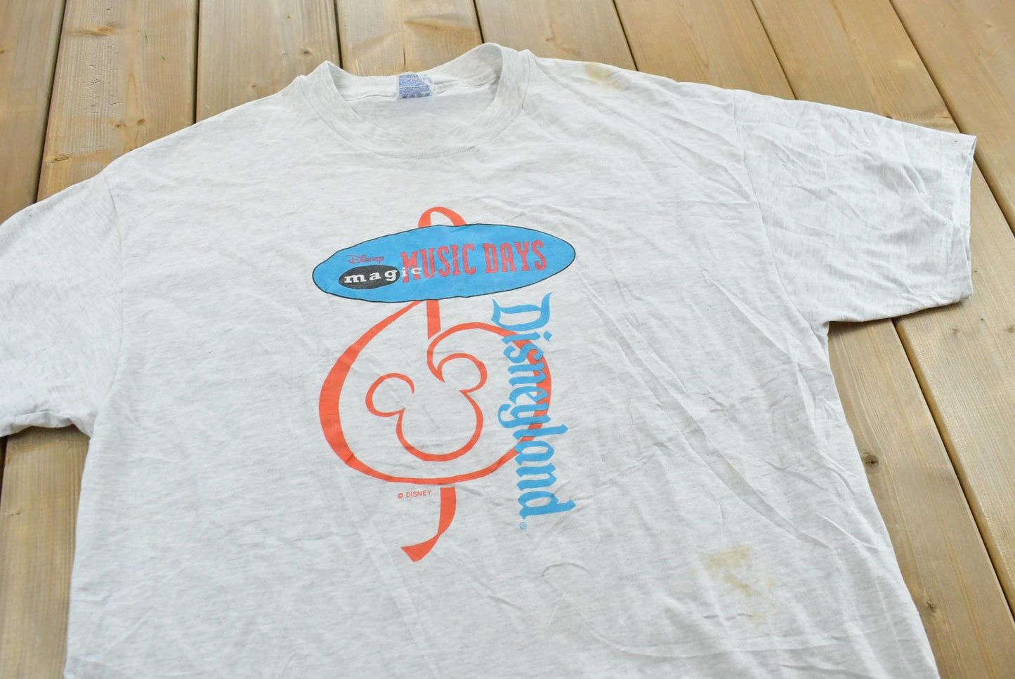 Vintage 1990s Disney Magic Music Days T-Shirt Men's XL