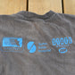 Vintage 1990s Davis Marathon Running Graphic Souvenir T-Shirt Men's L