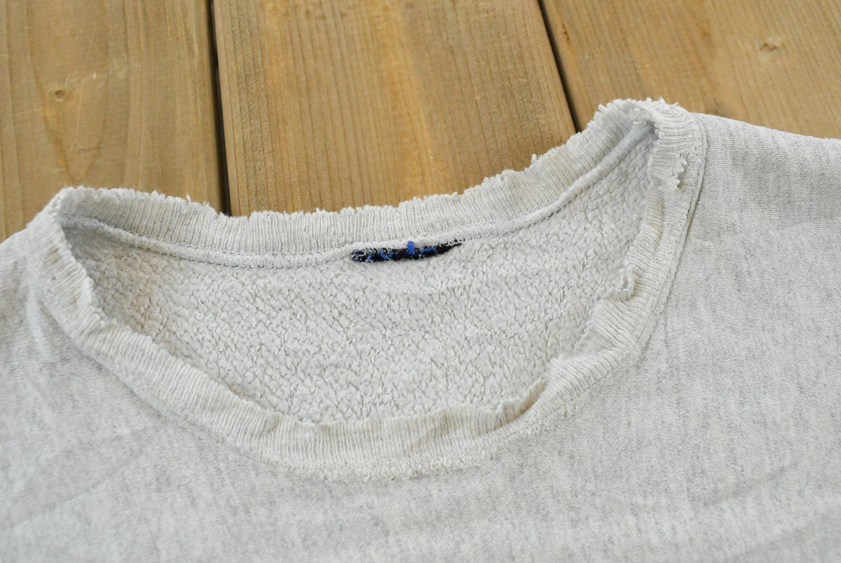 Vintage 1990s Thrashed St John's University Jansport Reverse Weave Style Crewneck Sweatshirt Men's L / NCAA Collegiate Streetwear
