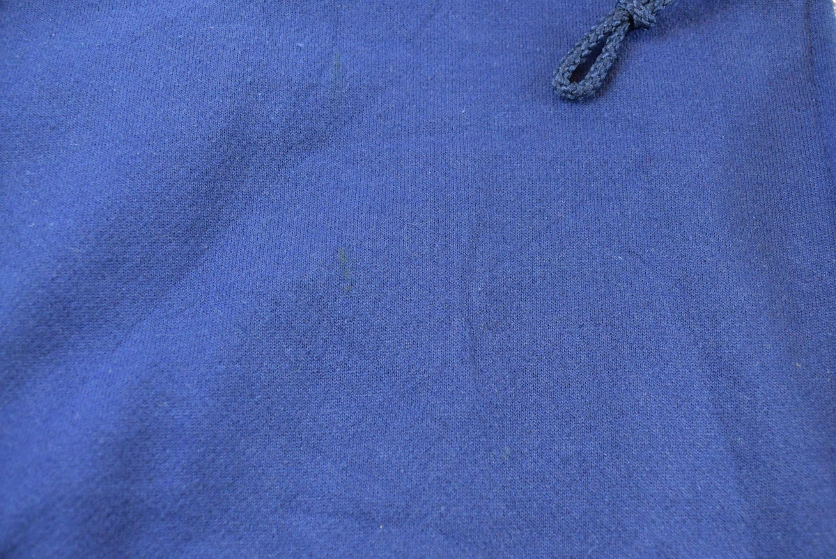 Vintage 1990s Sno King Blue Thermal Lined Full Zip Up Hoodie Sweatshirt Men's XL