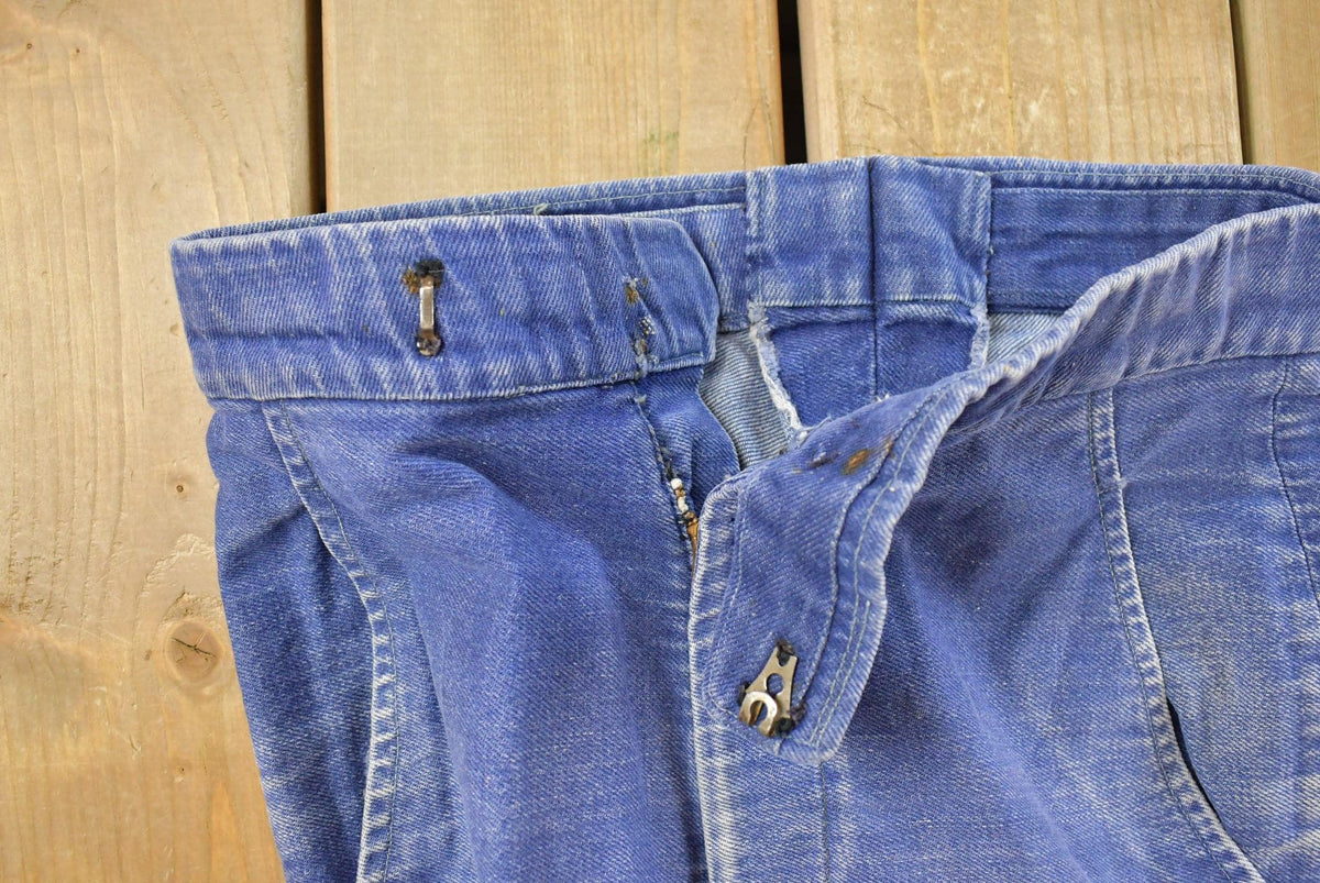 Vintage 1970s Son Flare Denim Jeans Women's 26 x 28