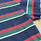 Vintage 1990s Honors Striped Polo Shirt Men's L