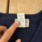 Vintage 2000s L.L. Bean Wool V Neck Knit Sweater Men's XL