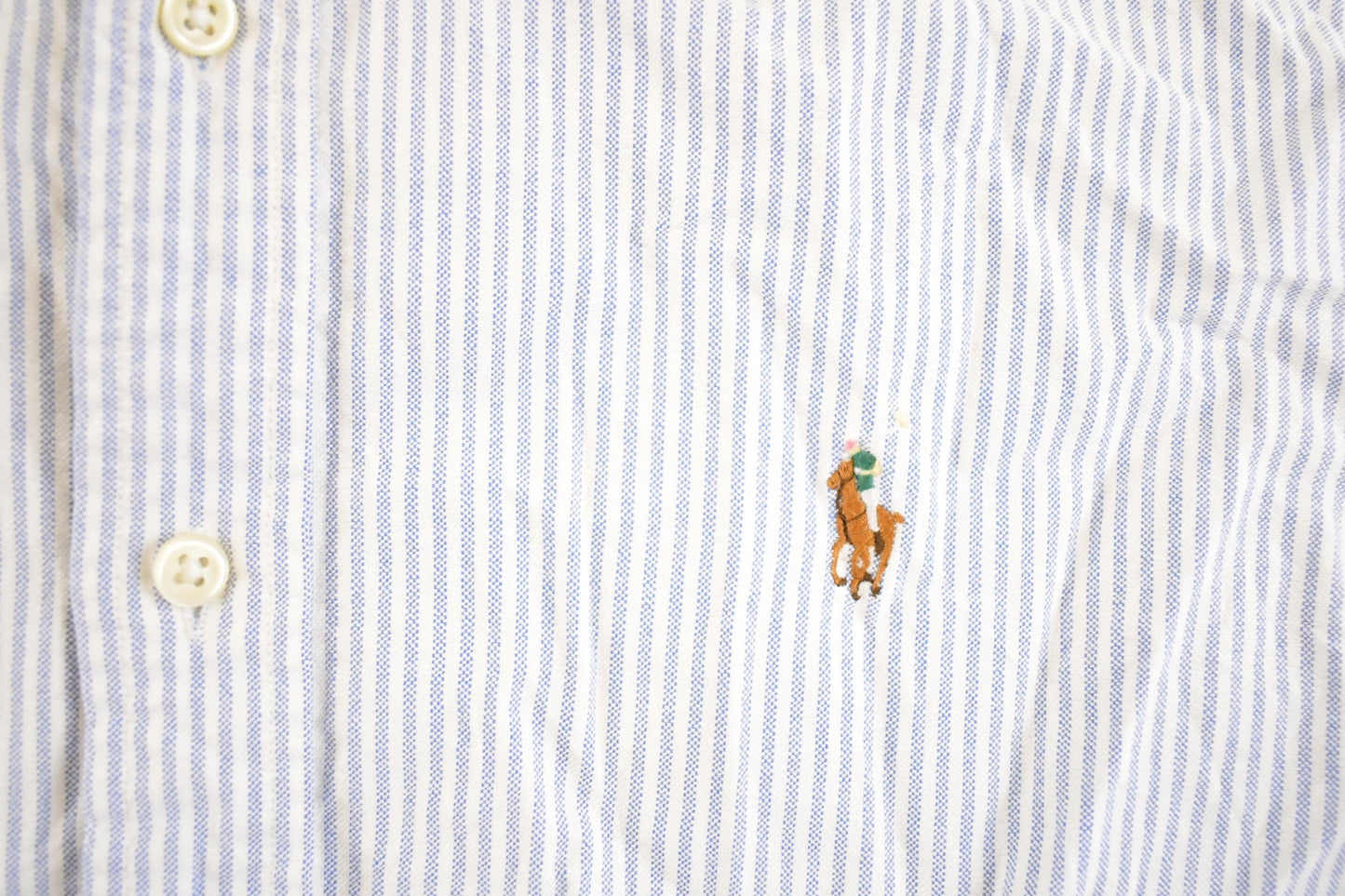 Vintage 1990s Polo Ralph Lauren Striped Button Up Shirt Men's M