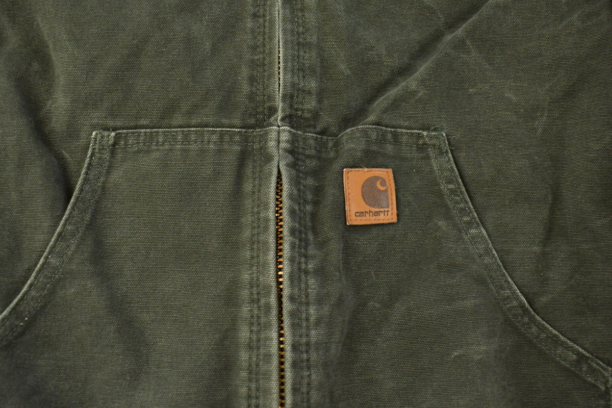 Vintage 2000s Carhartt Hooded Jacket Men's Small