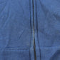 Vintage 1990s Russell Athletic Blank Blue Zip-Up Hoodie Sweatshirt Men's L