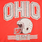 Vintage 1989 Ohio State University Football Theme Collegiate T-Shirt Men's Medium