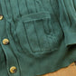 Vintage 1990s Nautica Cable Knit Cotton Cardigan Sweater Men's L