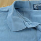Vintage 1990s Polo By Ralph Lauren Blank Blue Small Pony Short Sleeve Polo Shirt Men's XL