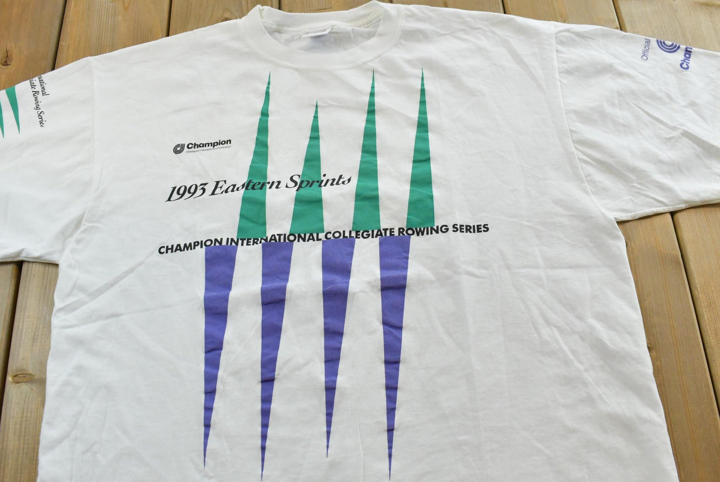 Vintage 1995 Collegiate Rowing T Shirt Men's L