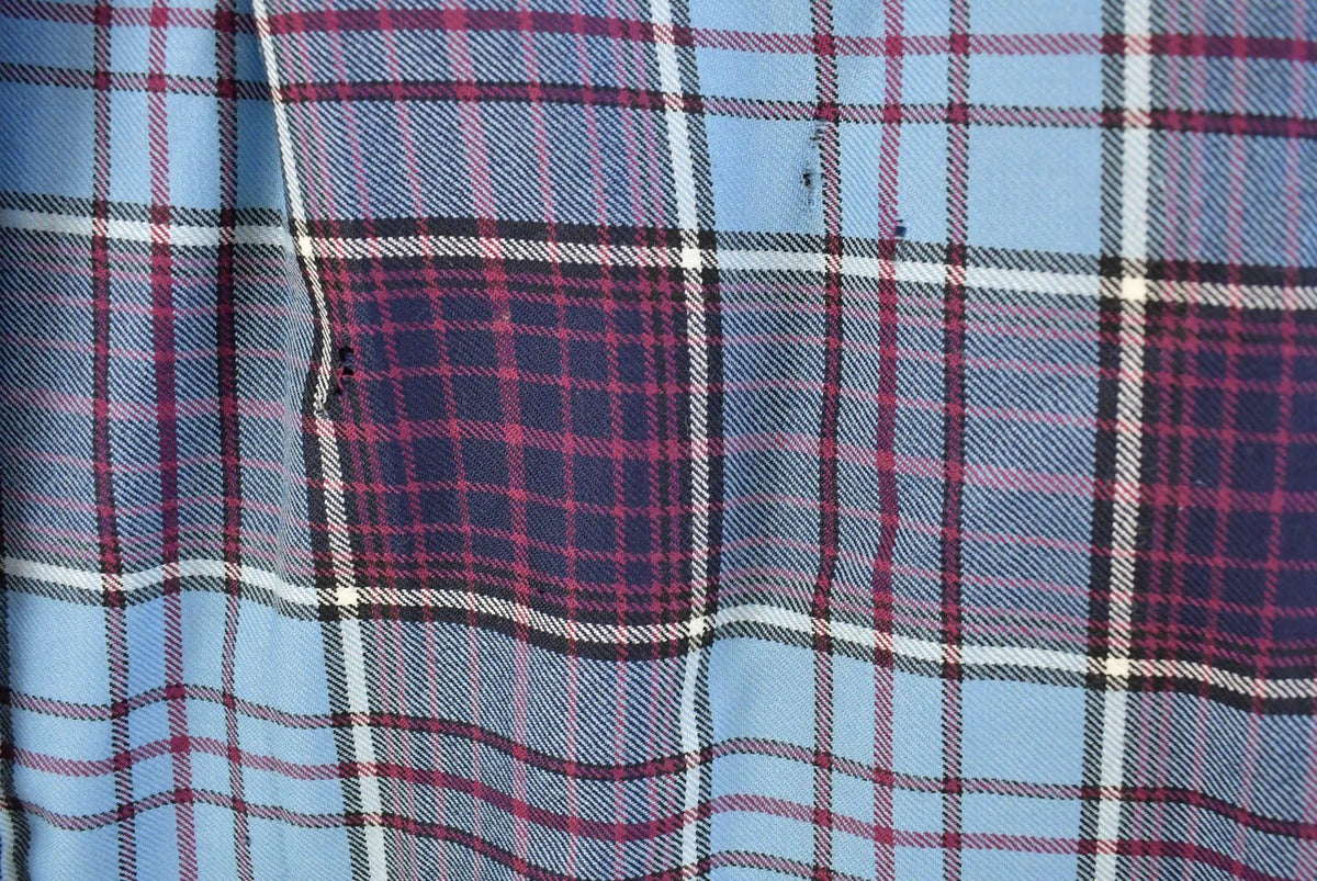 Vintage 1980s Bonda Wool Tartan Plaid Skirt Women's 28