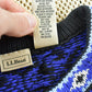 Vintage 1990s LL Bean Women's All Over Pattern Cotton Knit Cardigan Sweater Women's M