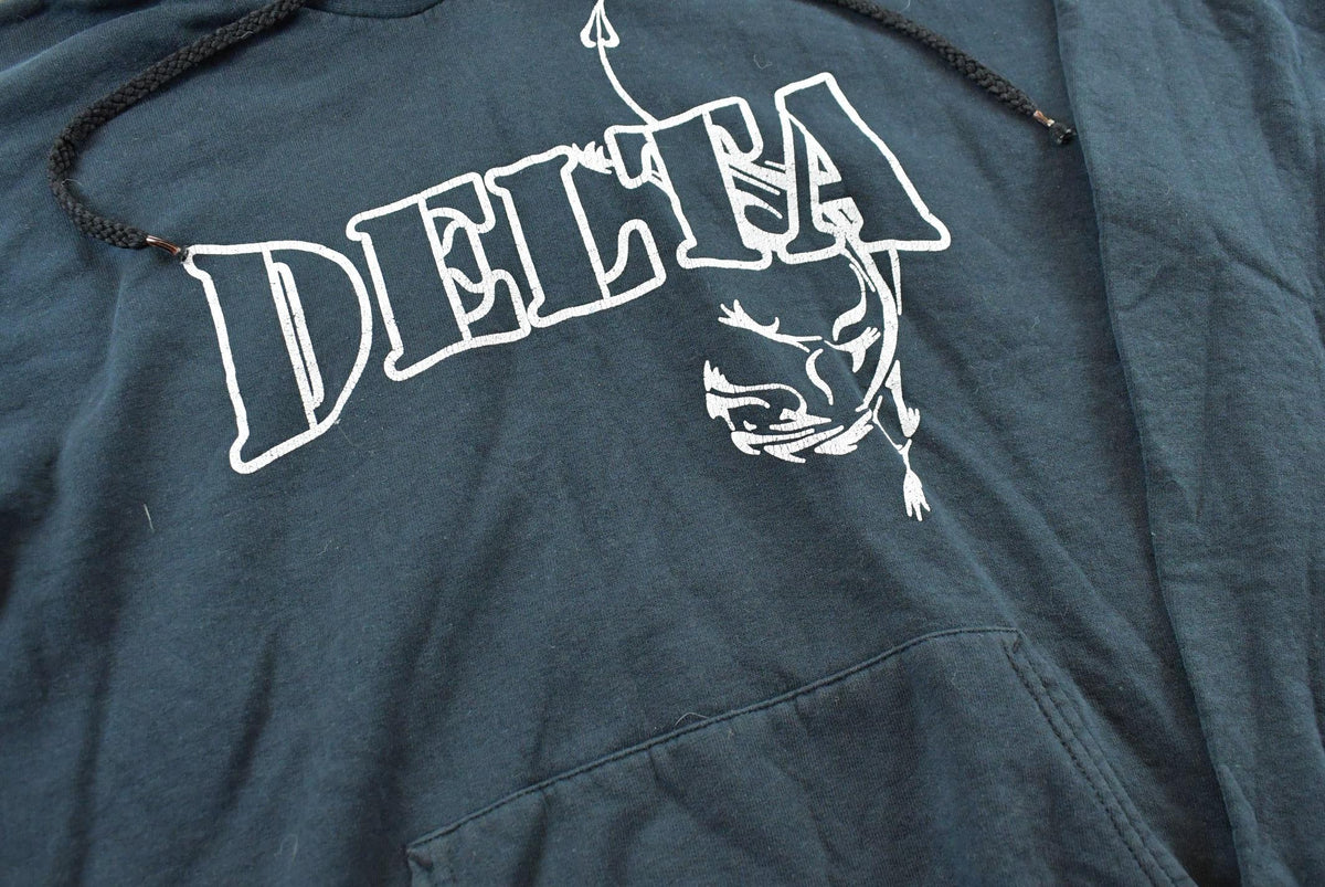 Vintage 2000s Freddy Delta Dragon Hoodie Sweatshirt Men's S