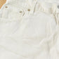 Vintage 1990s Levi's 550 Relaxed Fit Tapered Leg Denim White Jeans Size 22 x 24.5