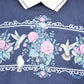 Vintage 1990s Cute Hummingbird Morning Sun Collared Souvenir Crewneck Sweatshirt Women's S