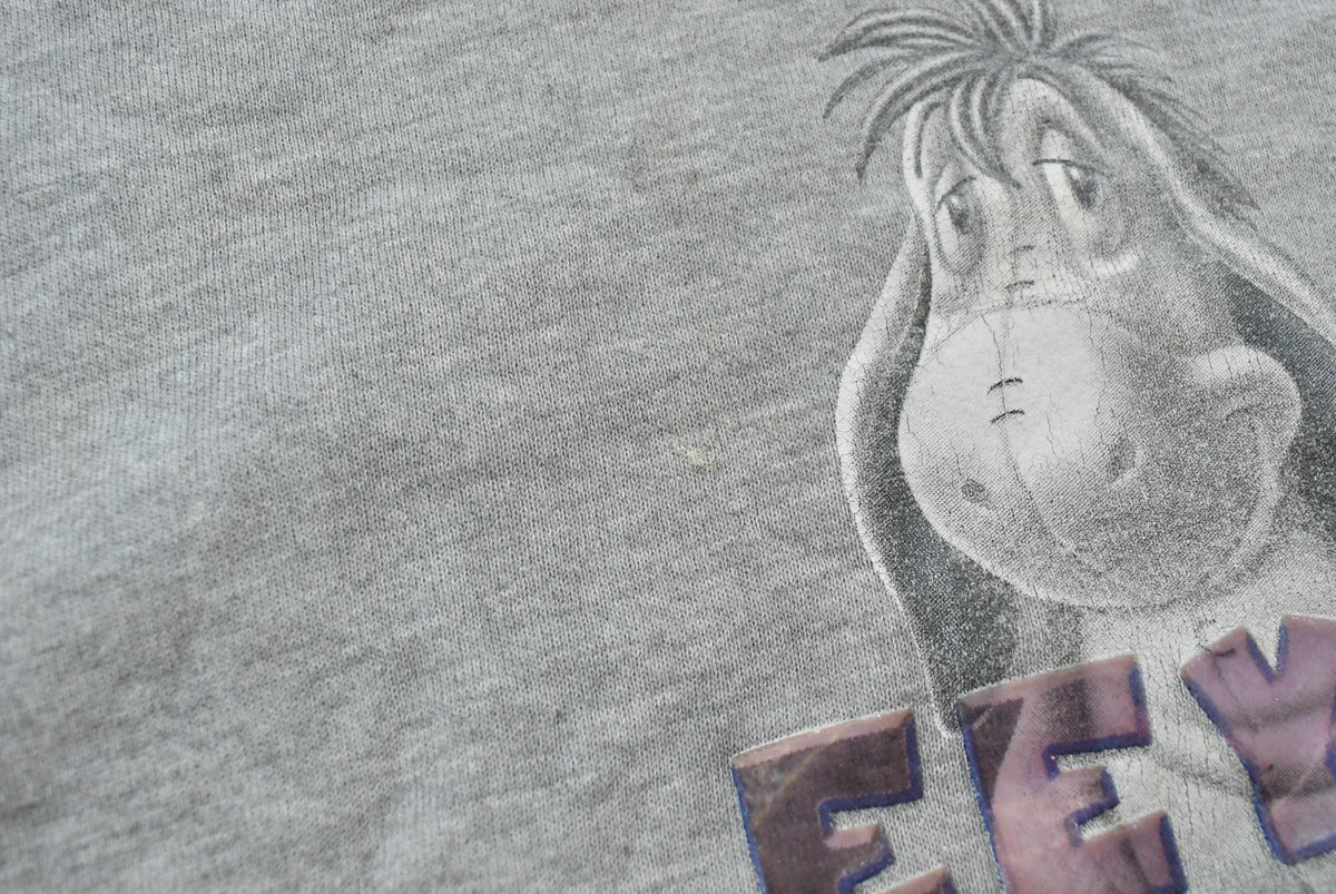 Vintage 1990s Eeyore Winnie The Pooh Walt Disney Crewneck Sweatshirt Men's 2XL