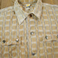 Vintage 1970s Rhinoceros Plaid Button Down Light Jacket Men's S