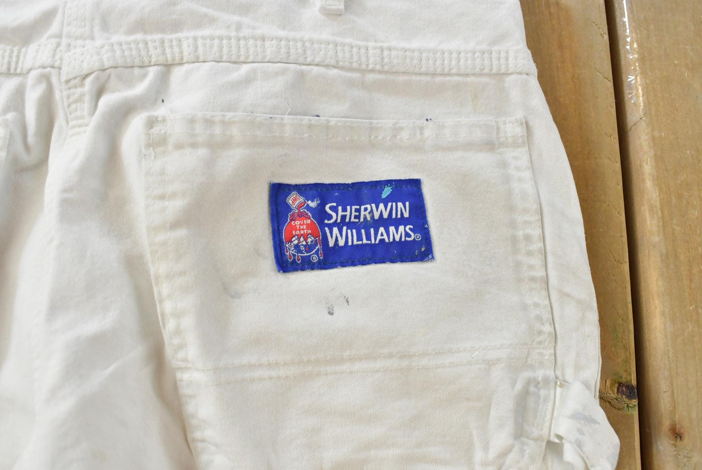Vintage 1990's Dickies Sherwin Williams White Painters Pants Men's 32 x 29