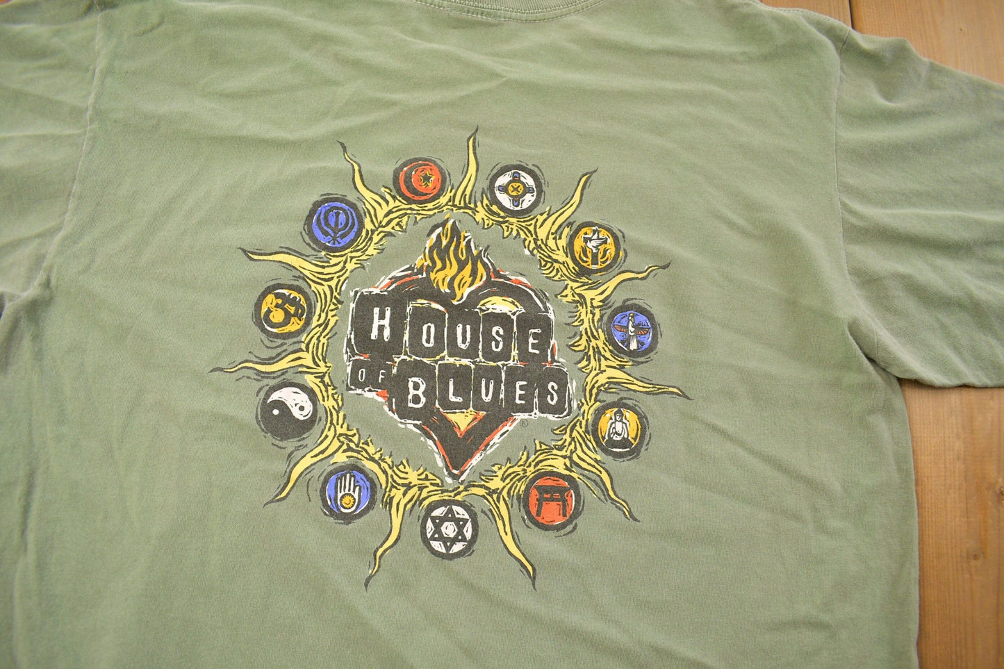 Vintage 1990s House Of Blues Graphic T Shirt Men's XL