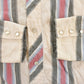 Vintage 1990s Wrangler Striped Western Pearl Snap Button Up Shirt Men's 2XL
