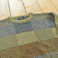 Vintage 1990s Haggar Knit Abstract Crewneck Sweater Mens XL Men's Large