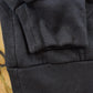 Vintage 1980s McGregor Black Thermal Lined Full Zip Up Raglan Hoodie Sweatshirt Men's L