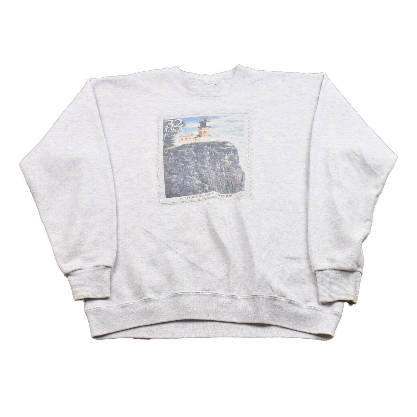 Vintage 1990s Split Rock, Lake Superior Crewneck Sweatshirt Men's Medium