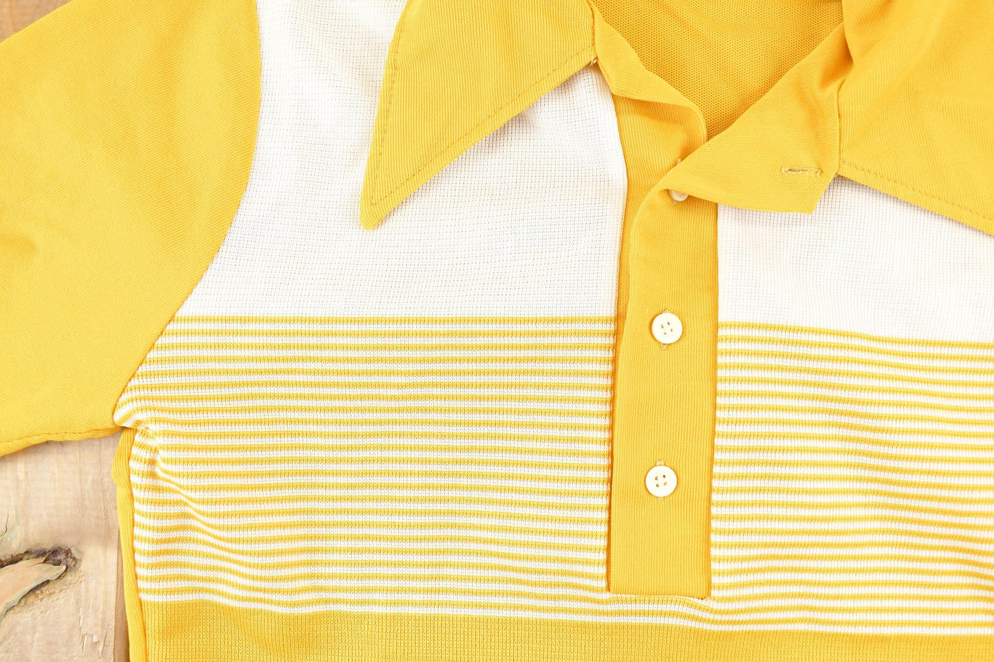 Vintage 1960s Towncraft Quarter Button Up Shirt Men's M