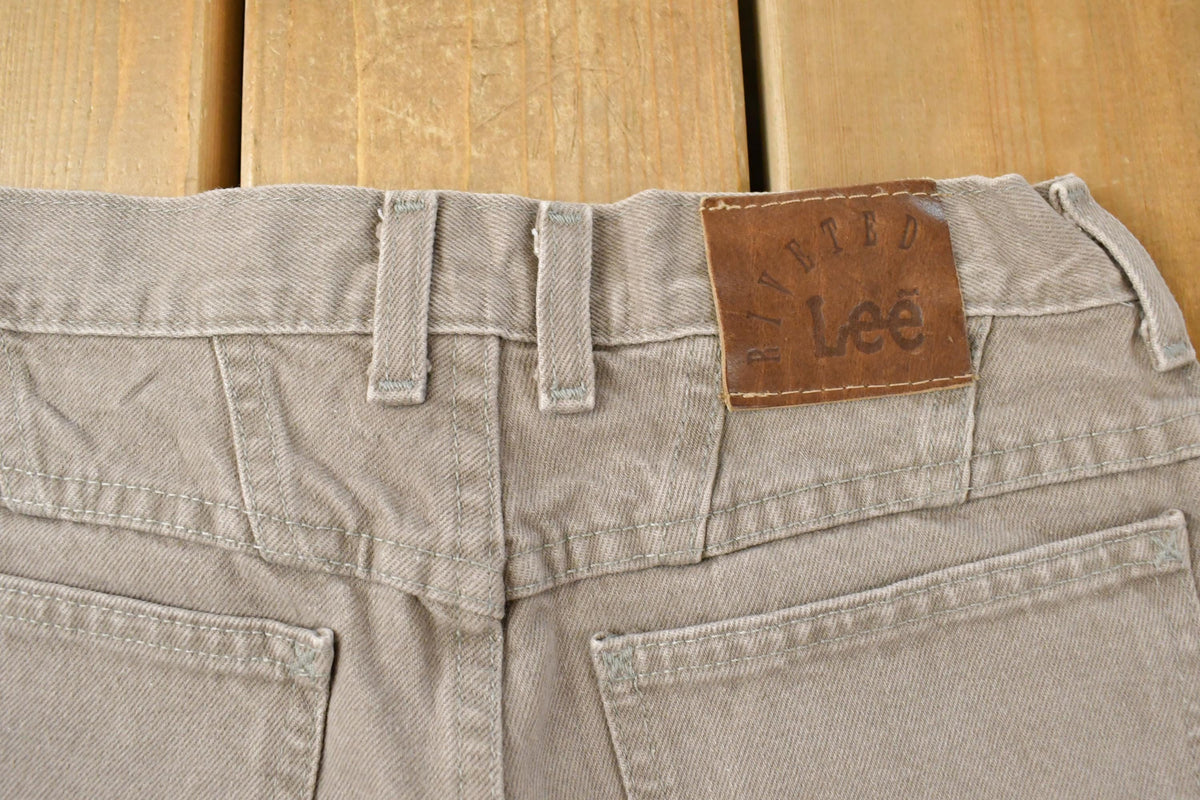 Vintage 1990s Lee Riveted Denim Jeans Women's 26 x 30
