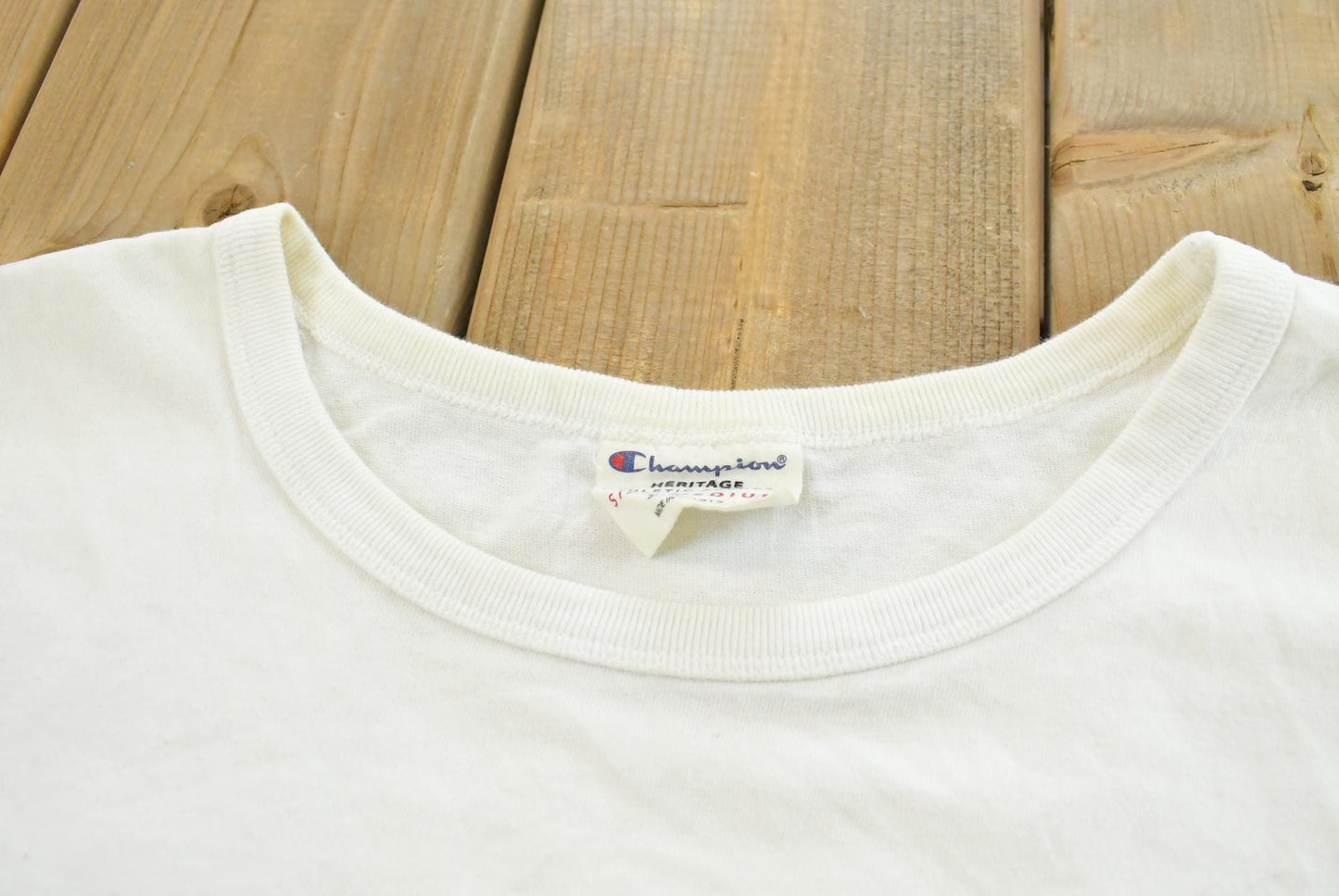 Vintage 2000s Champion Spellout T-Shirt Women's Cropped L