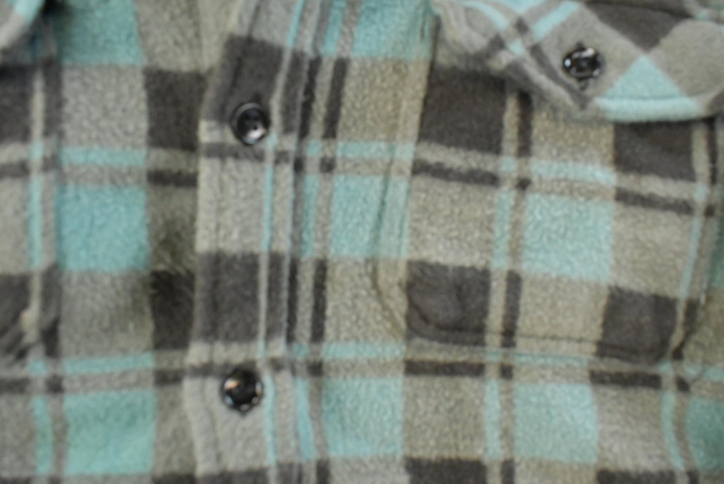 Vintage 1960s Champion Plaid Flannel Shirt Men's L