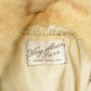Vintage 1970s Kay Anos Fur Leather Jacket Women's Large