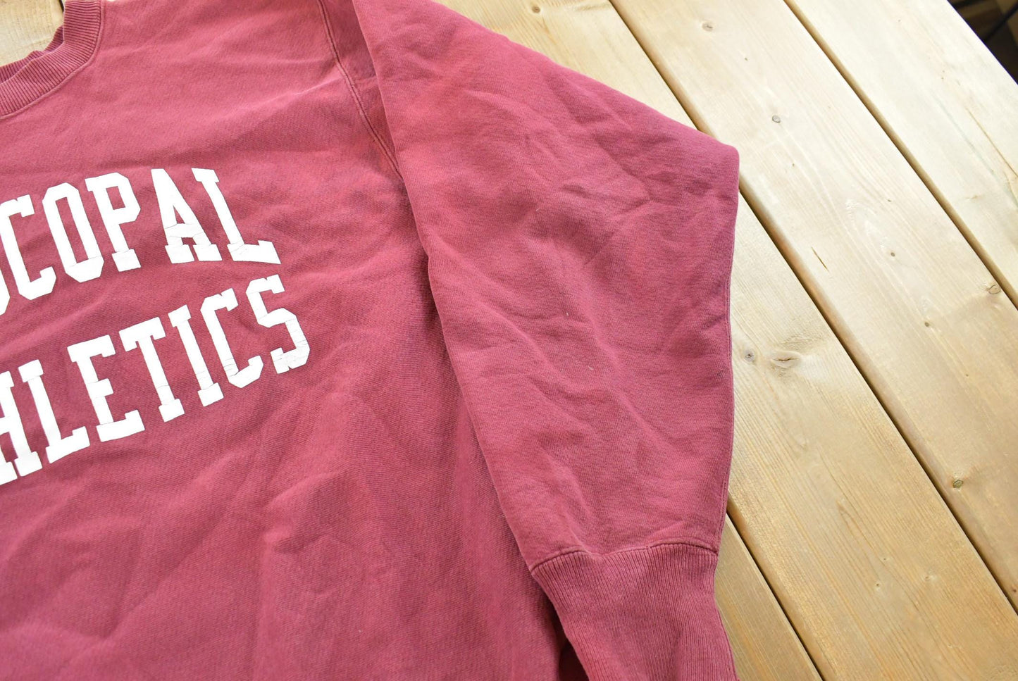 Vintage 1980s Camber Episcopal Athletics Reverse Weave Style Crewneck Sweatshirt Men's 2XL