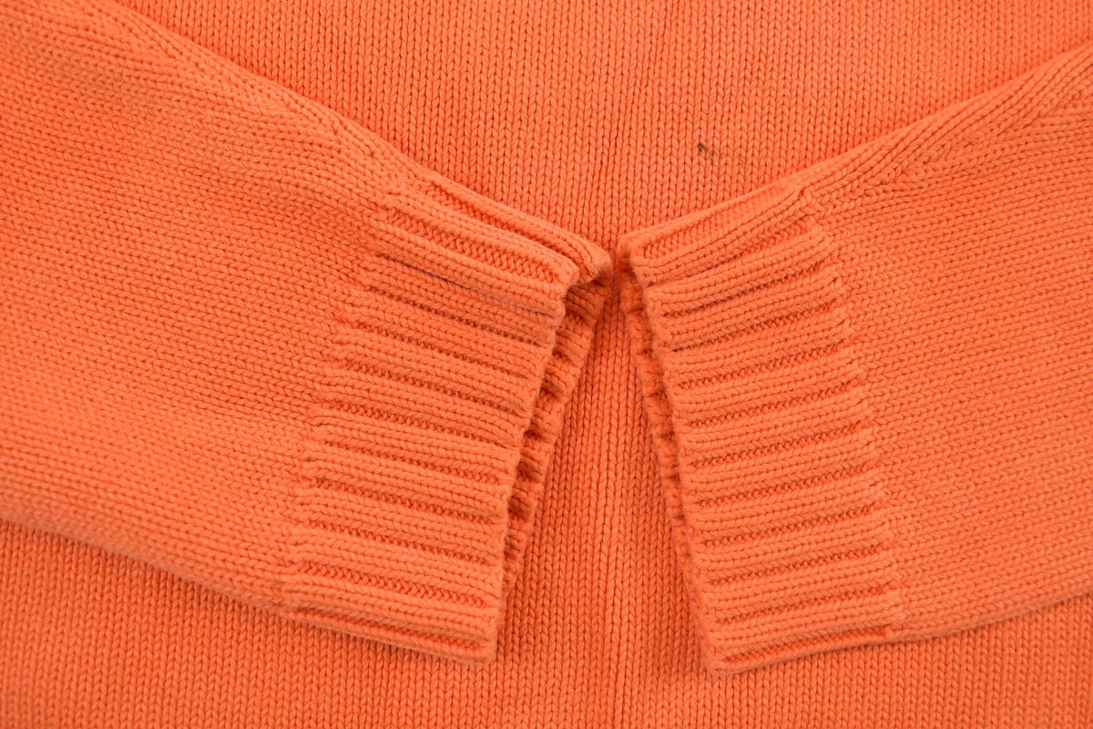 Vintage 2000s Lauren Ralph Lauren Quarter Zip Sweatshirt Men's M / 2000s Ribbed Sweater / Preppy Americana