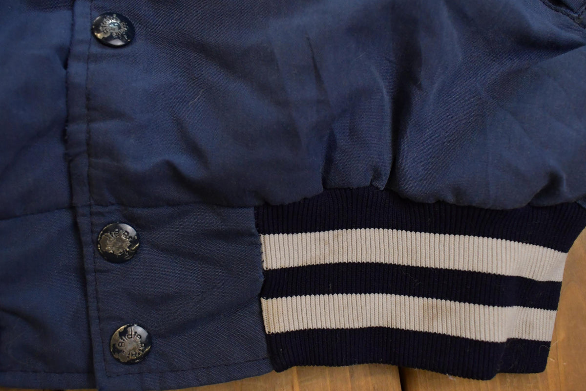 Vintage 1990s Northwood Panelboard Snap On Bomber Jacket Men's S