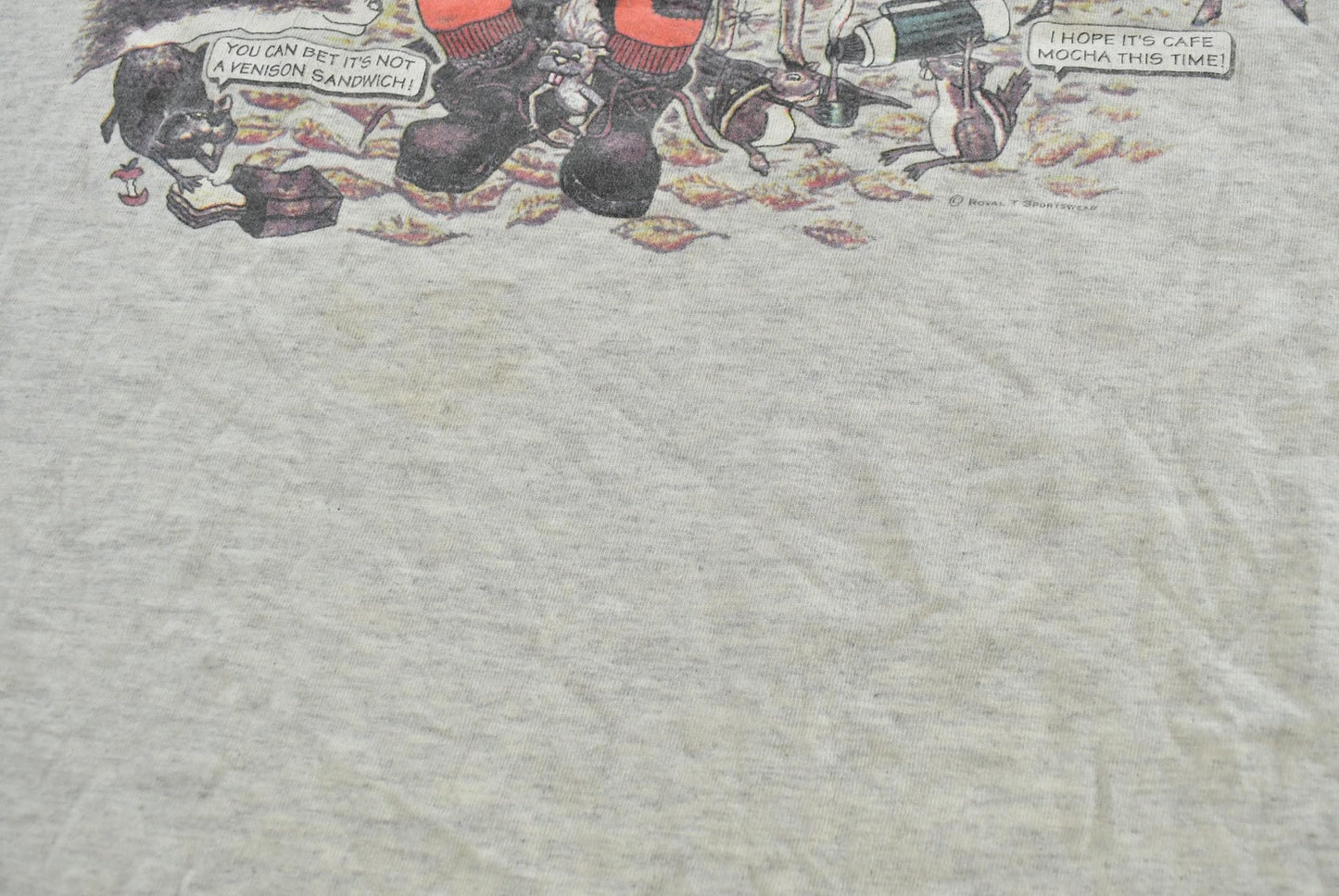 Vintage 1990s Buckskin Bob Parody Funny T-Shirt Men's XL