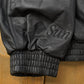 Vintage 1990s Java Sun Microsystems Tech Leather Jacket Men's 2XL