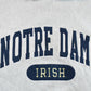 Vintage 1990s Thrashed Notre Dame Fighting Irish Champion Collegiate Hoodie / Embroidered / NCAA Sweatshirt / Sportswear / Americana