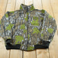 Vintage 1980s SafTBak Trebark RealTree Full Zip Fleece Sweater Men's M / Made in USA / 80s Streetwear