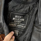 Vintage 1990s Rocky Mountain Hide Leather Motorcycle Jacket Women's S