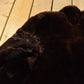 Vintage 1960s Mouton Fur Coat Wool Lining Adult L