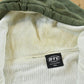 Vintage 2000s Faded BTC Green Thermal Lined Zip Up Hoodie Sweatshirt Men's XL