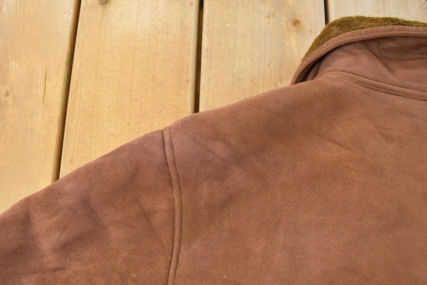 Vintage 1990s Massimo Faux Shearling Coat Men's Medium